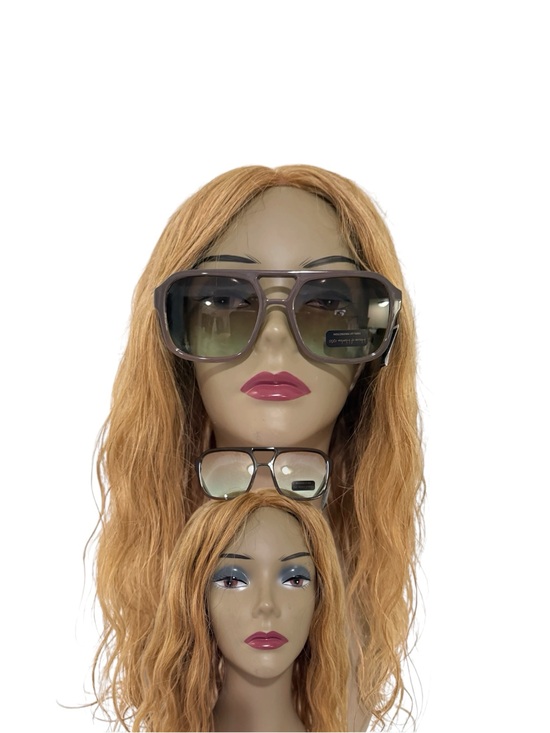 House of Harlow 1960 Oversized Sunglasses with Brown Gradient Lenses main image 4